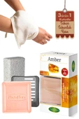 Phytoflora Amber Sabunu Ve Banyo Kesesi, Katı Sabunluk - 1