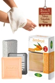 Zerdeçal Sabunu Ve Banyo Kesesi, Katı Sabunluk - 2