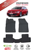 Havuzlu 3d Siyah Paspas Takımı,VOLKSWAGEN-PASSAT-2015-2022 3d Havuzlu Paspas+Araç Kokusu - 1