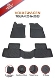 Havuzlu 3d Siyah Paspas Takımı,VOLKSWAGEN-TIGUAN-2016-2023 3d Havuzlu Paspas+Araç Kokusu - 2