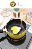 Paslanmaz Metal Kalp Şeklinde Omlet Krep Kalıbı Özel Model Uzun Ömürlü Yanmaz Yapışmaz Portatif thumbnail 7