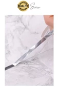 Premium Kendinden Yapışkanlı Gri Gümüş Renk Fayans Derz Arası İzolasyon Bandı Dekoratif Bant 0,5 cm - 7