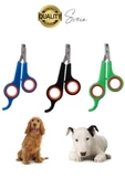 Premium Paslanmaz Kedi Köpek Tırnak Makası Küçük Boy Evcil Hayvan Bakım Kaymaz Saplı Düzeltici Pençe - 6