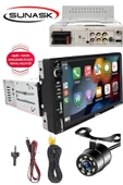 Sn-8800 7inc Carplay Ayarlanabilir Ince Kasa Dauble Ekran Tofaş Şahin Doğan Uyumlu Kamera 4x55 - 1
