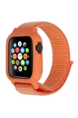SHOPLİNE Apple Watch Seri 1 2 3 4 5 Örgü 38/40 Mm Hasır Örgü Kordon - 1