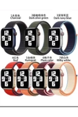 SHOPLİNE Apple Watch Seri 1 2 3 4 5 Örgü 42/44 Mm Hasır Örgü Kordon Kumquat thumbnail 2