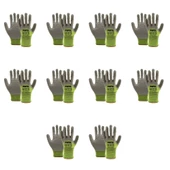 Mafel MF-82/83 Pütürlü Neon Yeşil Lateks İş Güvenlik Eldiven - 10/XL - 10 Çift - Paket thumbnail 1