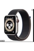 Linva Apple Watch Seri 1 2 3 4 5 Örgü 42/44 Mm Hasır Örgü Kordon Charcoal thumbnail 1