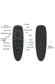 ONREZ 12 Kristalli Wireless Air Mouse 2.4ghz Smart Remote Control  USB Dongle - 3