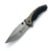 Columbia Company FST-3070-A Kamp Bıçağı Seti Çakı, Fener ve Ateşleyici Magnezyum Çubuğu Üçü Bir Arada Haki - 4
