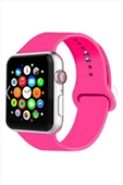 Lims Apple Watch Kordon 2 3 4 5 Seri 38 Mm Ve 40 Mm Silikon Kordon Kayış - 1