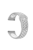 SHOPLİNE Samsung Galaxy Watch Active 2 44mm Delikli Spor Silikon Kordon - 1