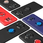 Xiaomi Mi 10T Lite 5G Uyumlu Kılıf Yüzüklü Silikon Kapak - 2