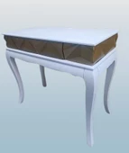 Dresuar Piramit MODEL 90521 Gold Beyaz Uyum Lükens Kayın Ayak El Yapım thumbnail 1