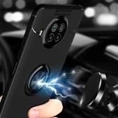 Xiaomi Mi 10T Lite 5G Uyumlu Kılıf Yüzüklü Silikon Kapak - 5