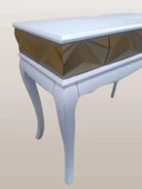 Dresuar Piramit MODEL 90521 Gold Beyaz Uyum Lükens Kayın Ayak El Yapım thumbnail 2