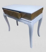 Dresuar Piramit MODEL 90521 Gold Beyaz Uyum Lükens Kayın Ayak El Yapım thumbnail 3