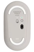 Logitech M350 Pebble İnce Kablosuz Bluetooth Optik Mouse - Bej - 2