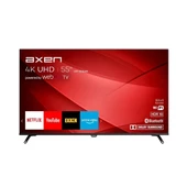 Axen AX55FIL243 55'' 139 Ekran Uydu Alıcılı 4K Ultra HD Smart LED TV - 1