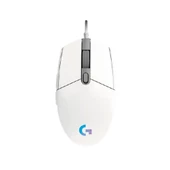 LOGITECH G203 LIGHTSYNC 8000 DPI RGB KABLOLU GAMING MOUSE-BEYAZ - 5