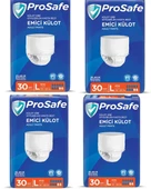 Prosafe Emici Külot Büyük Boy L 30'lu 4 Adet Hasta Bezi - 1