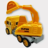 Sürtmeli Oyuncak İş Makinaları - Excavator - 3