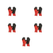 Eli Nitril İş Güvenlik Eldiveni - Kırmızı - 10/XL - 5 Çift - Paket thumbnail 1