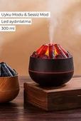Ultrasonik Hava Nemlendirici Aroma Difüzörü LED Işıklı 300ML Buhar Makinesi - 2