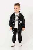 Çift Cepli Fermuarlı Su Geçirmez 3 Parça Erkek Çocuk Ceketli Takım thumbnail 4