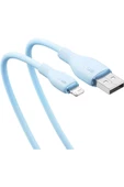 Baseus Pudding Hızlı Şarj Özellikli Lightning iPhone 14 13 12 11 uyumlu 2.4 A. Kablo 1.2m - 2