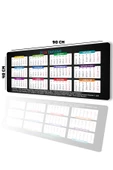 SonicTouch UltraGrand 2025 Takvimi Calender Xxl Gamer Oyuncu Siyah Renkli Sıvı Geçirmez Klavye Mouse Pad 40x90Cm - 1