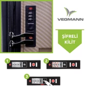 Vegmann Polipropilen (PP) Atlas Gold Orta Boy Valiz thumbnail 5