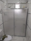 Teknesiz Duşakabin Mika Plastik Camlı ND412 - 2