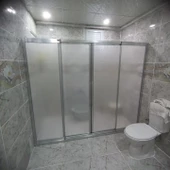 Teknesiz Duşakabin Mika Plastik Camlı ND415 - 1