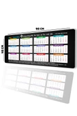 SonicTouch UltraGrand 2025 Takvimi Kişiye Firmaya Özel Promosyon Xxl Sıvı Geçirmez Masa Üstü Klavye Mouse Pad 40x90Cm - 1