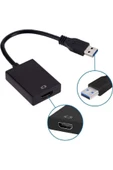 USB 3.0 To HDMI Çevirici Dönüştürücü Kablo Adaptör - 1