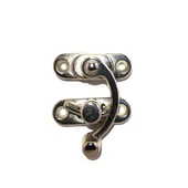 Yay Gözü, Ahşap Kutu Klipsi - Küçük 28x33 mm, Nikel, 100 Adet - 1