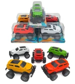 Sürtmeli Vakumlu Kutuda Kırmızı Renk Jeep - Mavi Su Dünyası - 1