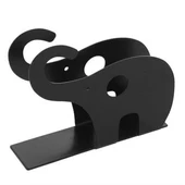 Metal Fil Figürlü Siyah Peçetelik - 3