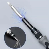 115 İn 1 Hassas Tornavida Onarım Alet Manyetik Sürücü Kitli Elektronik Hassas Tornavida Seti - 6