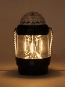 Gold Silver Çok Fonksiyonlu Disko Toplu RGB Fener, Kamp Lambası - 6