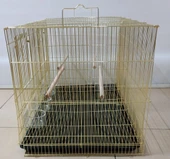 Netx Çifthane Kafes 77X46X46 Pirinç Kaplama Pirinç Renk - 2