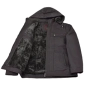 Erkek Kapüşonlu Kanvas Spor Mont 85122 BGL-ST04178 - 8