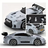 Nissan GTR 1:24 Drift 4X4 Şarjlı RC Uzaktan Kumandalı 20 Km/s Hızında Hediyelik Oyuncak - 3