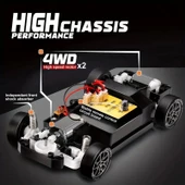 Nissan GTR 1:24 Drift 4X4 Şarjlı RC Uzaktan Kumandalı 20 Km/s Hızında Hediyelik Oyuncak - 7