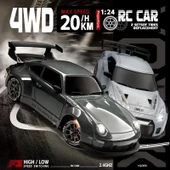 Nissan GTR 1:24 Drift 4X4 Şarjlı RC Uzaktan Kumandalı 20 Km/s Hızında Hediyelik Oyuncak - 5