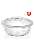 6 No Hamur Leğeni Şeffaf 40 Lt    -MRD241 - 1