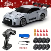 Nissan GTR 1:24 Drift 4X4 Şarjlı RC Uzaktan Kumandalı 20 Km/s Hızında Hediyelik Oyuncak - 1