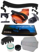 Keman Yastığı 4/4 ve 3/4 Reçine Susturucu Parmak Kılavuzu Etiketi - 1