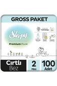 Sleepy Bio Natural Bebek Bezi Gross Paket 2 Beden 3-6 Kg 100 Adet - 1